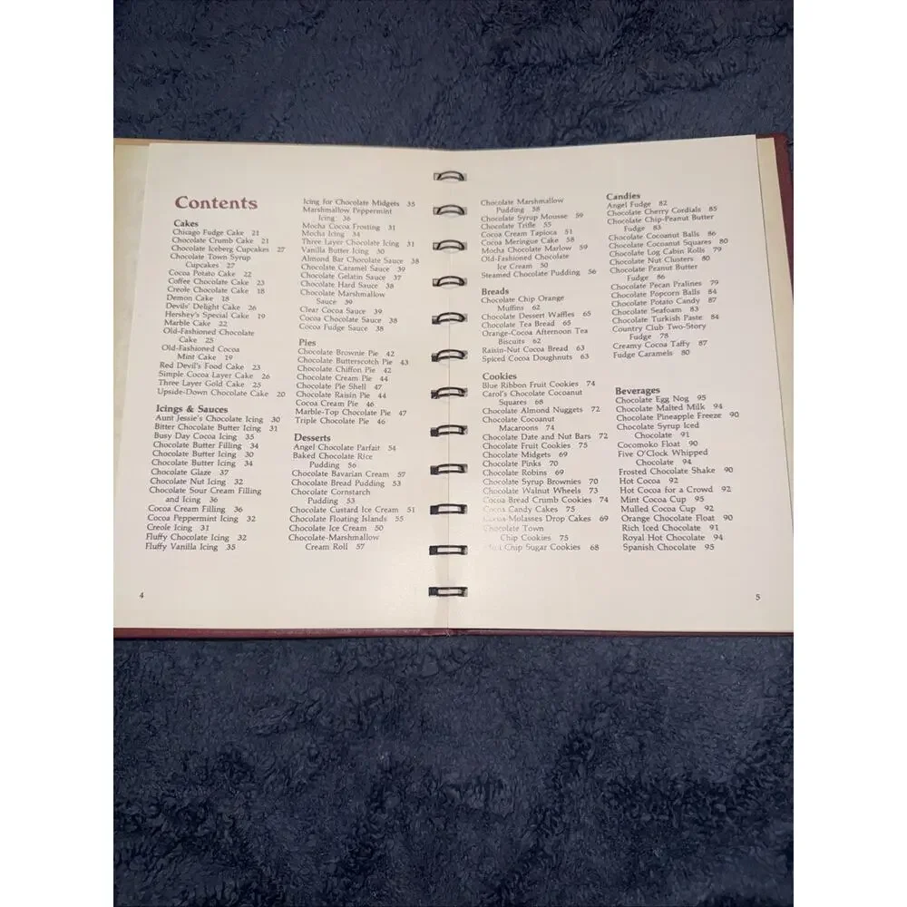 Vintage Hershey's 1934 Cookbook Spiral Reprint 1971 6th Printing Estate Copy VGC
